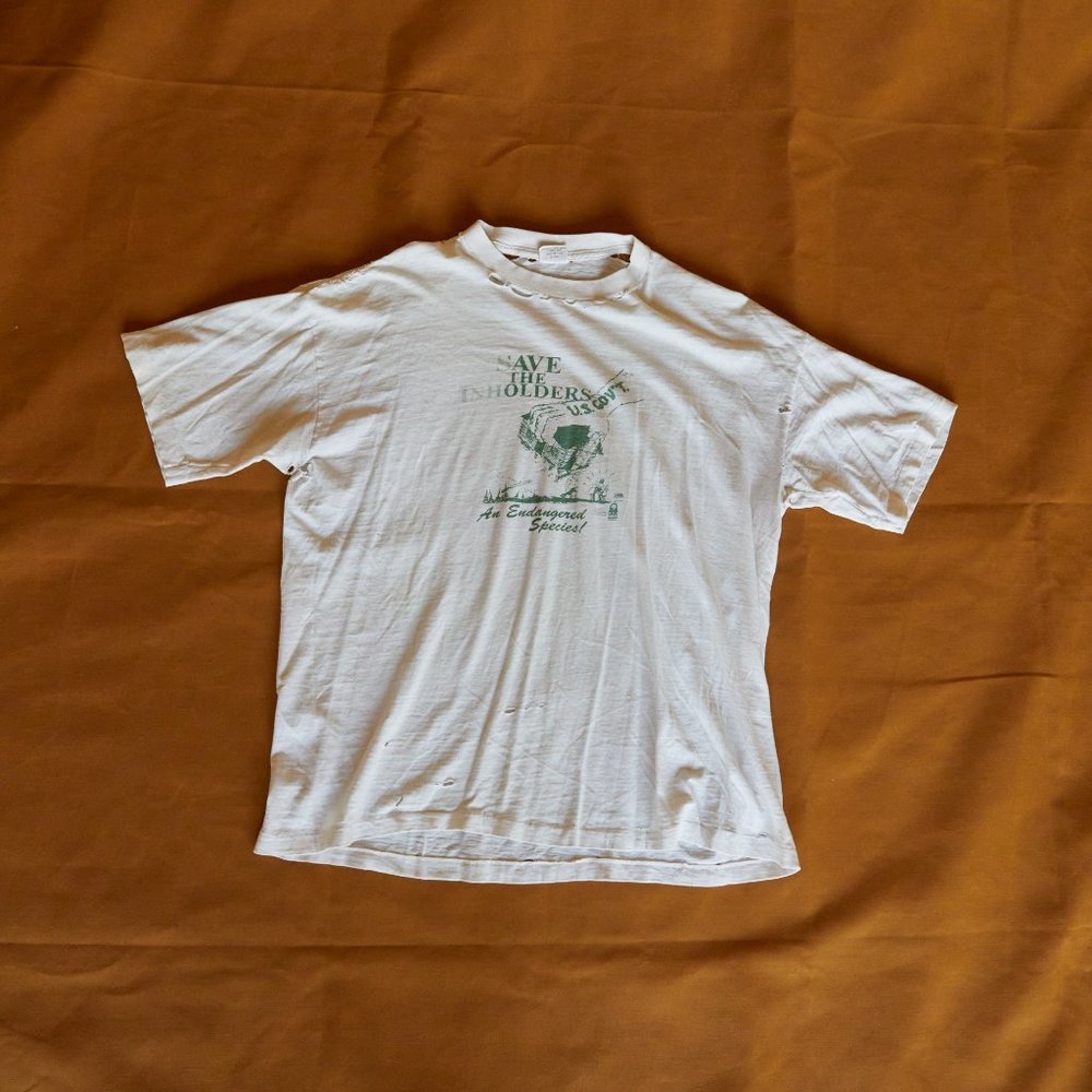 Vintage - Save The Inholders - size Large